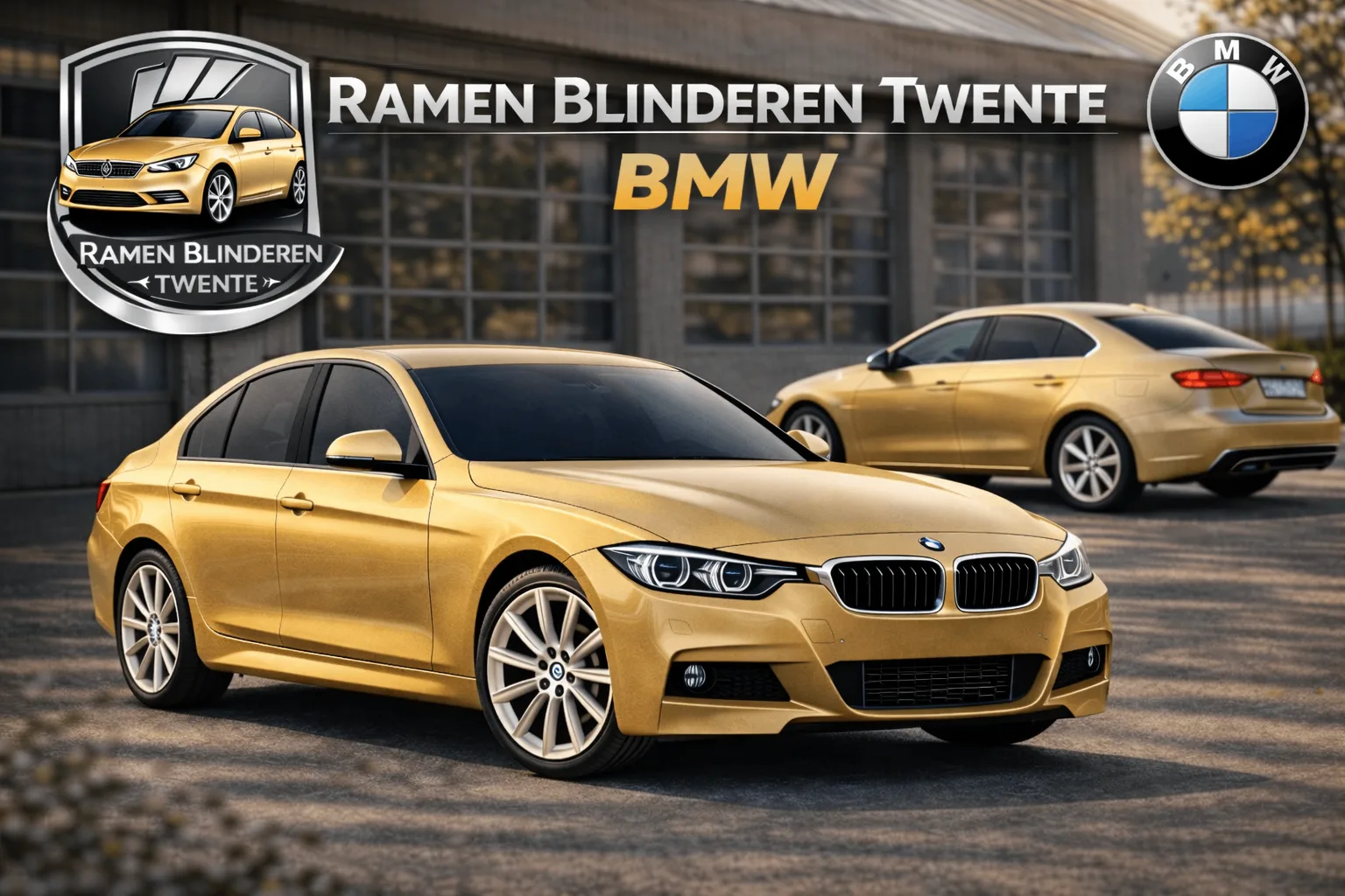 BMW M4 auto ramen blinderen in Enschede
