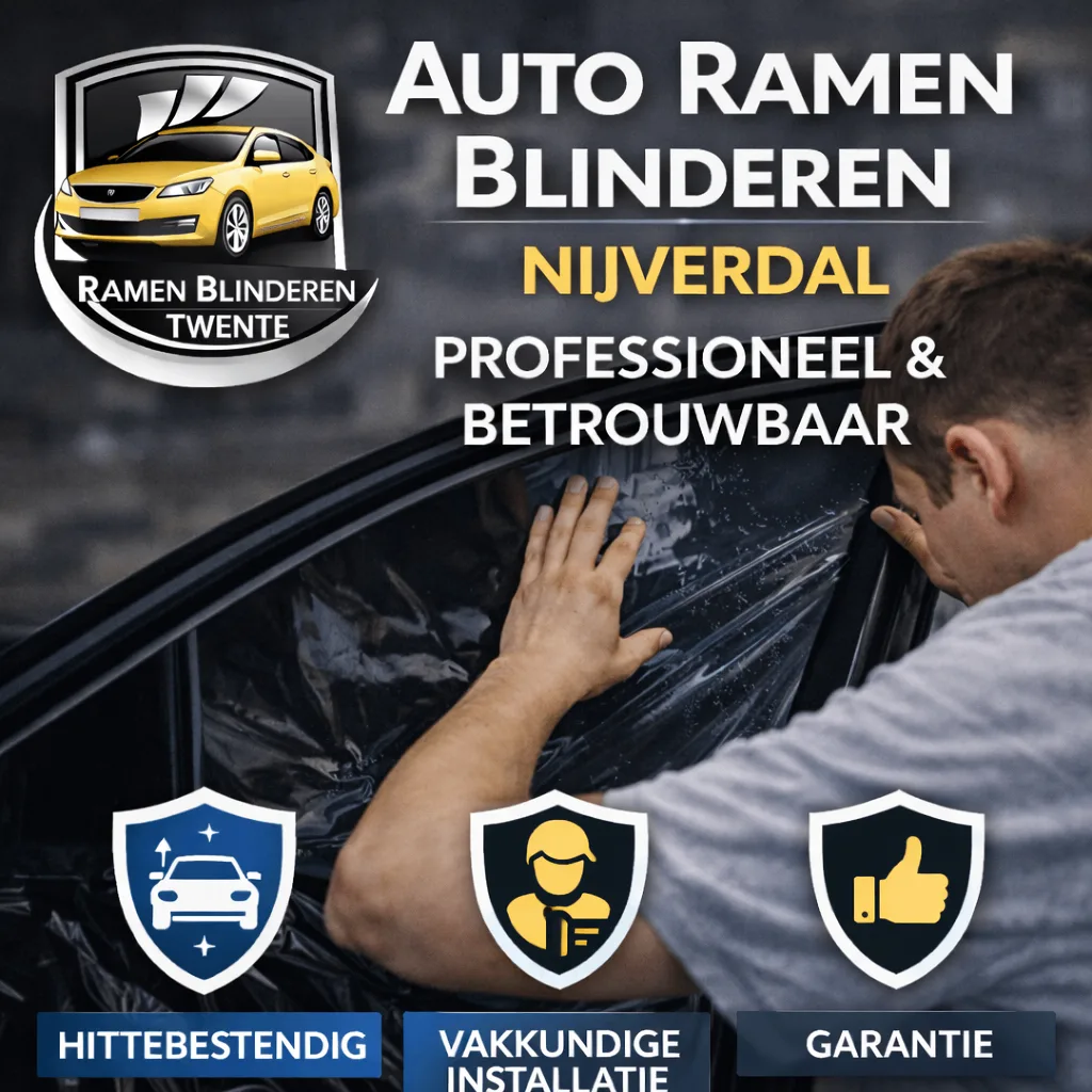 Resultaat van auto ruiten tinten bij een klant in Nijverdal