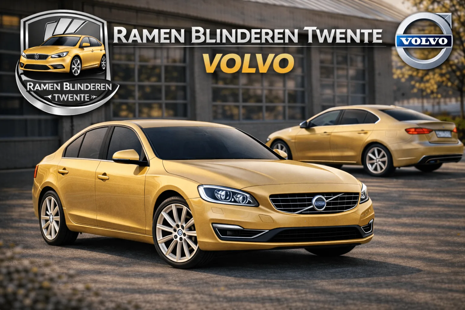 Zwarte Volvo XC90 auto ramen tinten bij Ramen Blinderen Twente