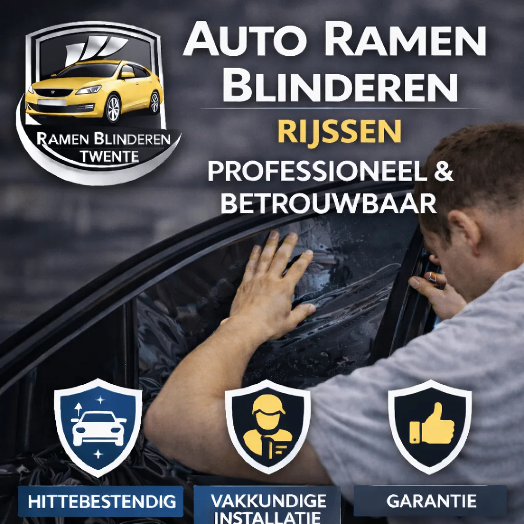 Resultaat van auto ruiten tinten bij een klant in Rijssen