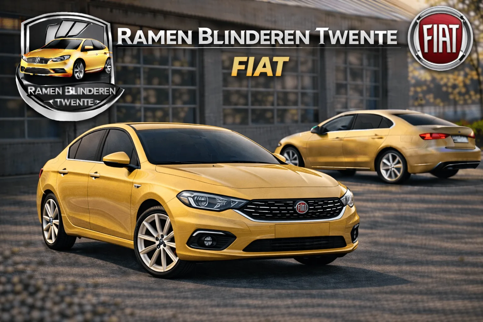 Witte Fiat 500 ruiten tinten in Oldenzaal