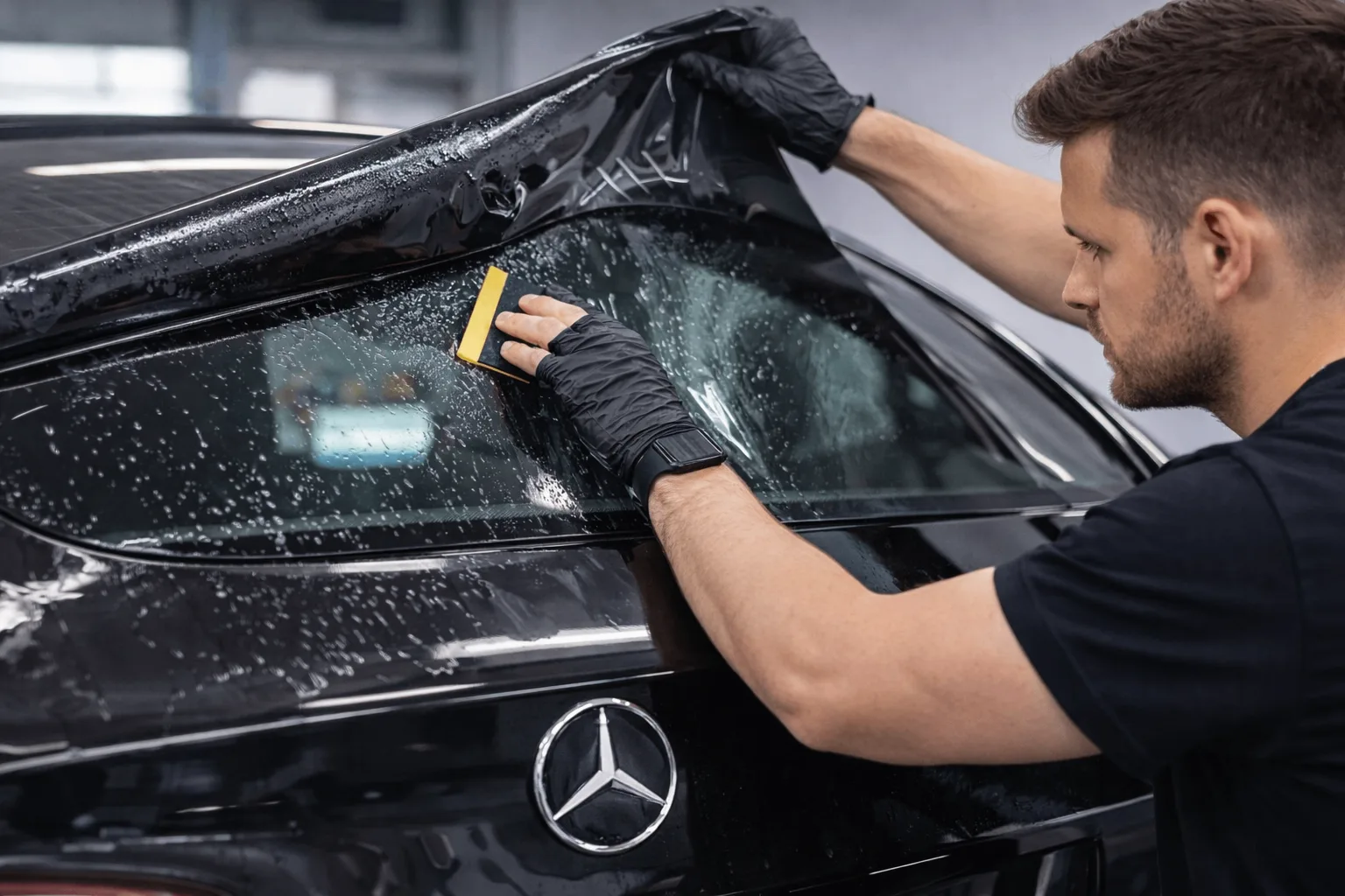 Mercedes ruiten blinderen tijdens behandeling in Hengelo