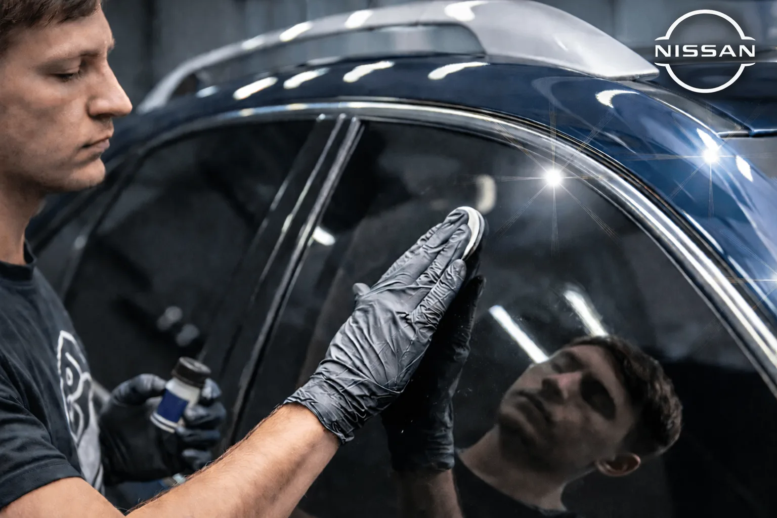 Nissan Ariya interieur na auto ramen blinderen Twente