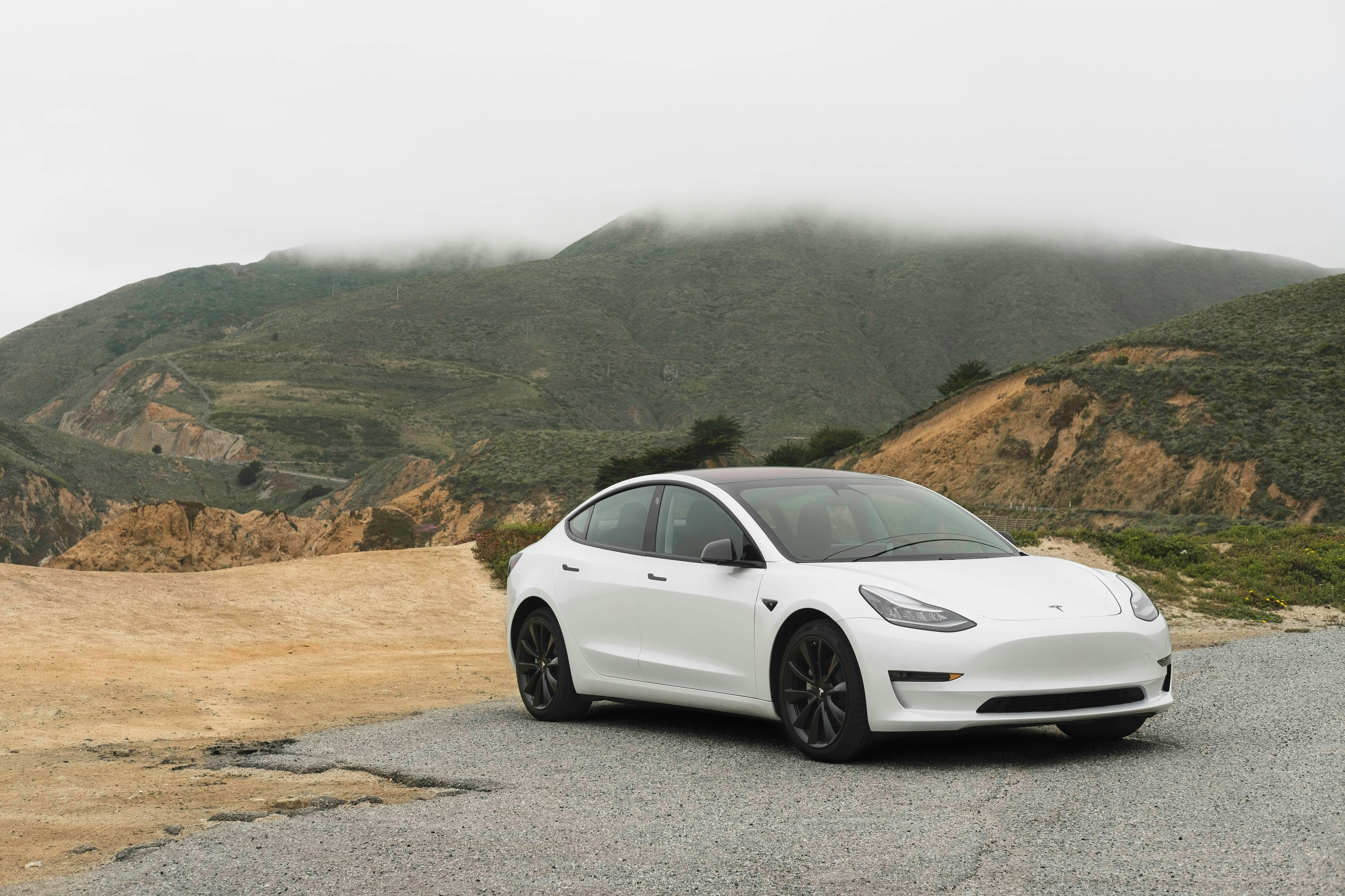 Tesla Model 3 achterkant met auto ramen tinten Twente
