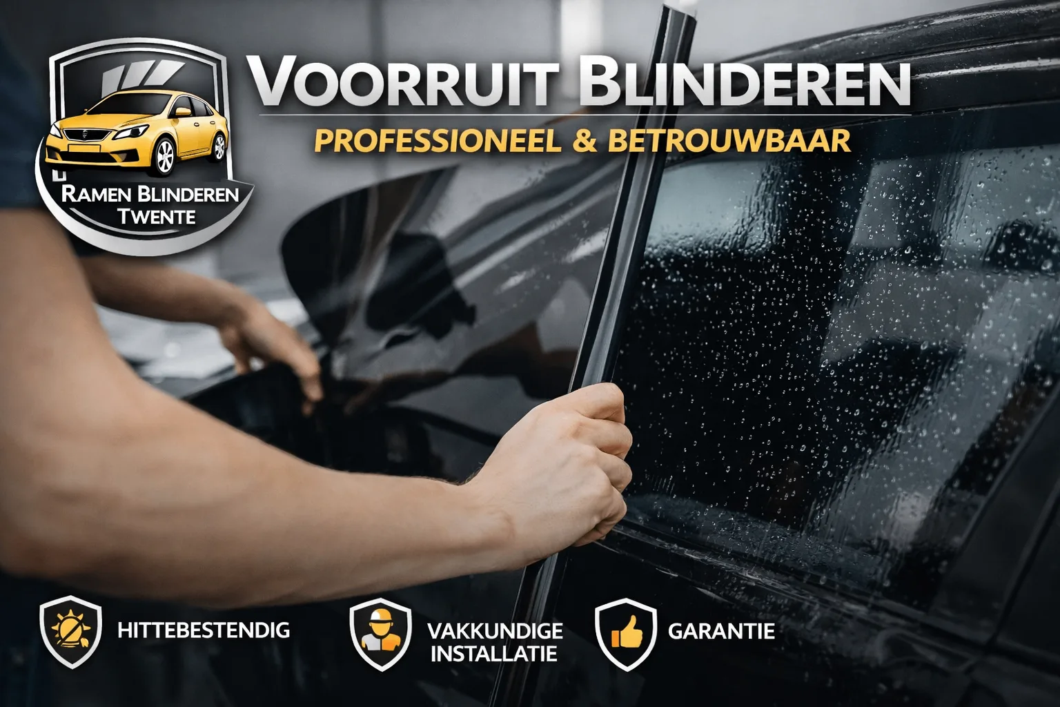 Auto ruiten tinten met chameleon voorruit folie in Twente